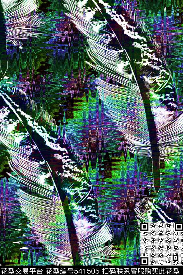 创意服装面料创意图案设计抽象数码印花华亿平台下载（图片编号: 541505） - 瓦栏（Walan）
