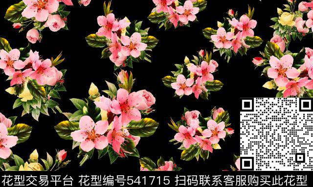 时尚精美小碎花数码印花华亿平台下载（图片编号: 541715） - 瓦栏（Walan）