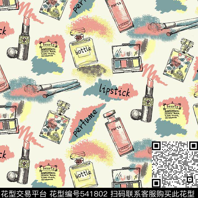化妆品清新时尚传统印花华亿平台下载（图片编号: 541802） - 瓦栏（Walan）