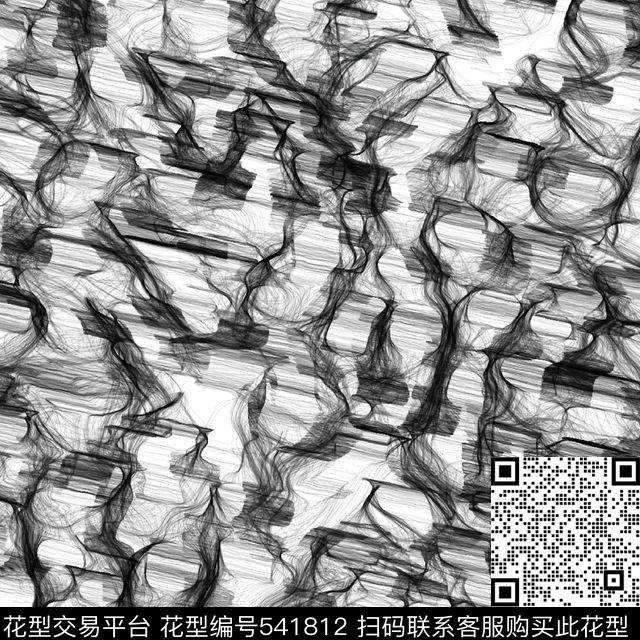 几何块面线条数码印花华亿平台下载（图片编号: 541812） - 瓦栏（Walan）