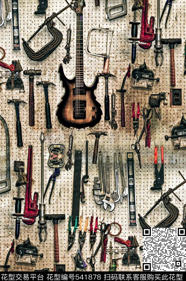 机械科技乐器数码印花华亿平台下载（图片编号: 541878） - 瓦栏（Walan）
