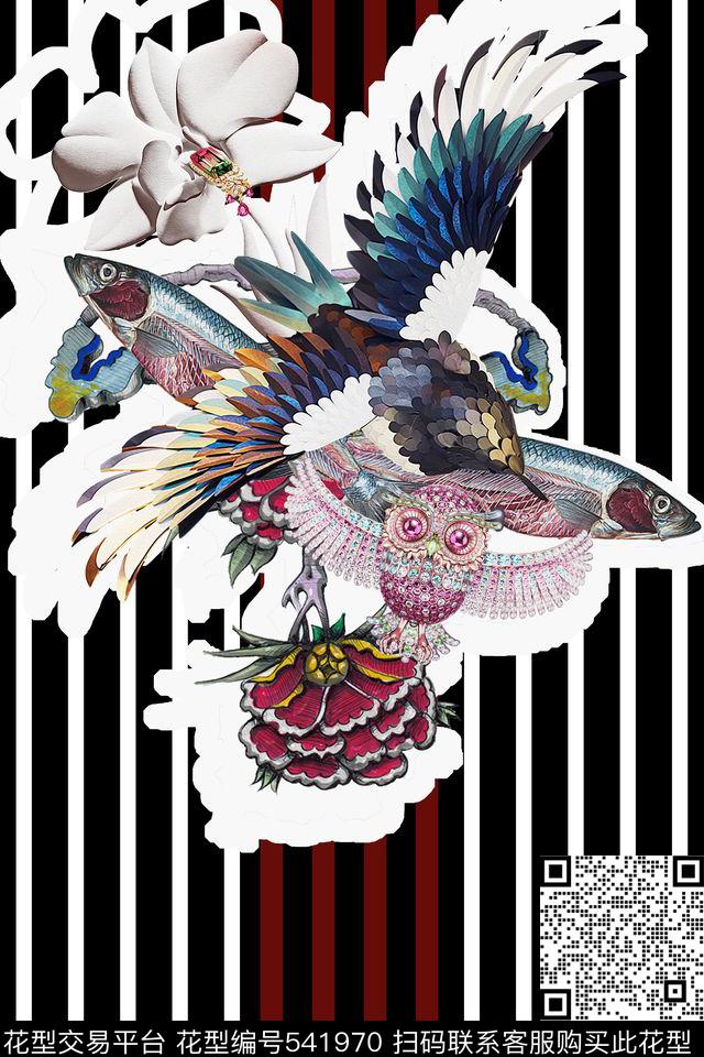 t恤华亿平台潮流复古数码印花华亿平台下载（图片编号: 541970） - 瓦栏（Walan）