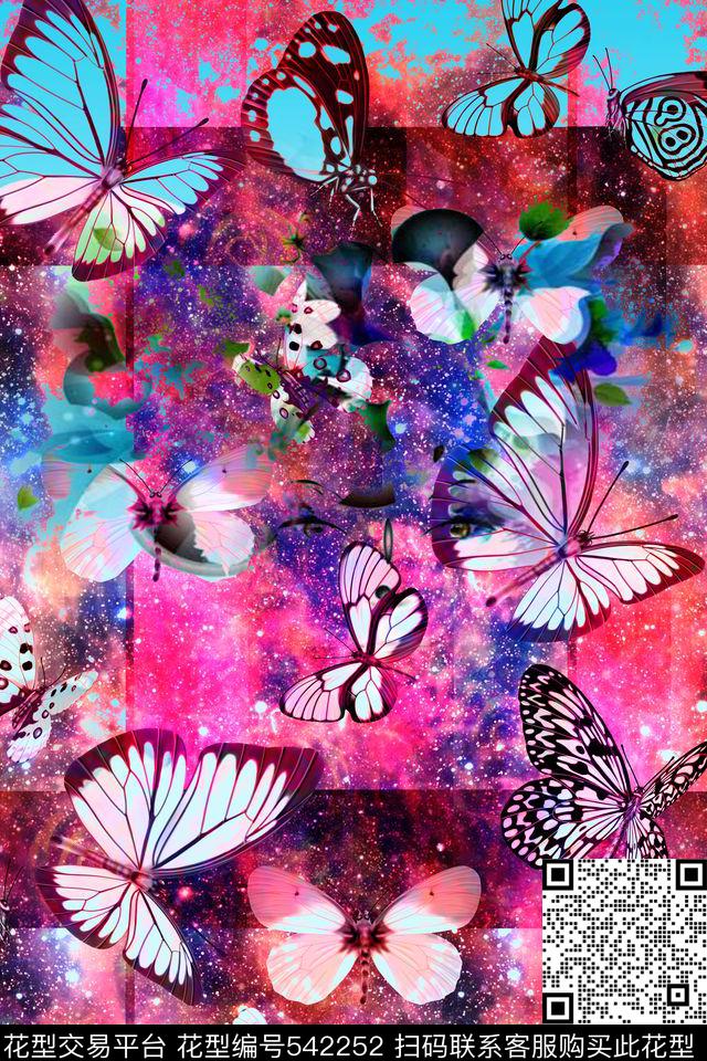 创意服装面料创意图案设计玫瑰数码印花华亿平台下载（图片编号: 542252） - 瓦栏（Walan）