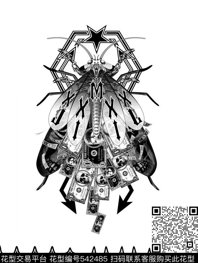 PhilippPlein菲利普普莱因风格潮牌数码印花华亿平台下载（图片编号: 542485） - 瓦栏（Walan）