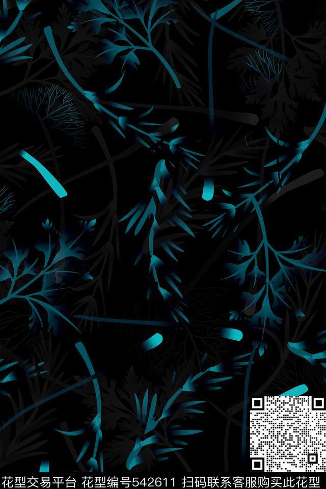 草田园男装商务男装植物卫衣衬衫手绘时尚田园风草丛B【品质男装】数码印花华亿平台下载（图片编号: 542611） - 瓦栏（Walan）