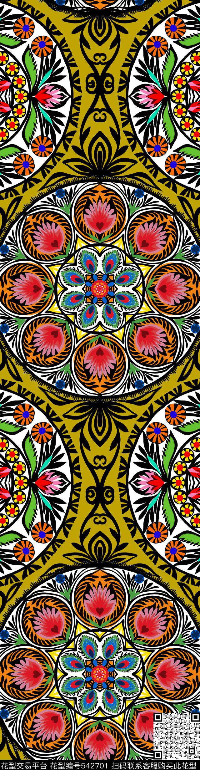 AB版床品东欧风情传统印花华亿平台下载（图片编号: 542701） - 瓦栏（Walan）