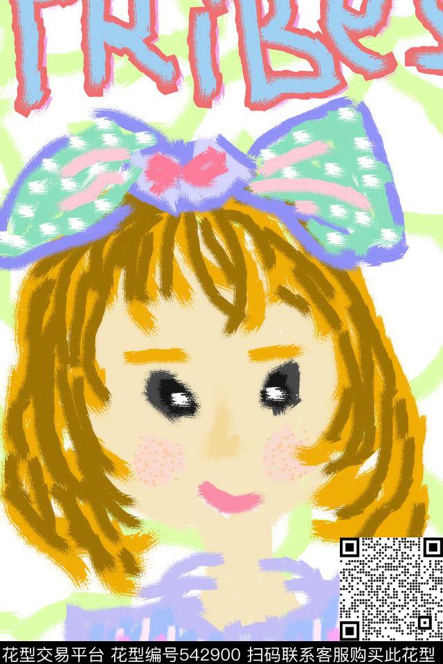 流行时尚手绘笔触传统印花华亿平台下载（图片编号: 542900） - 瓦栏（Walan）