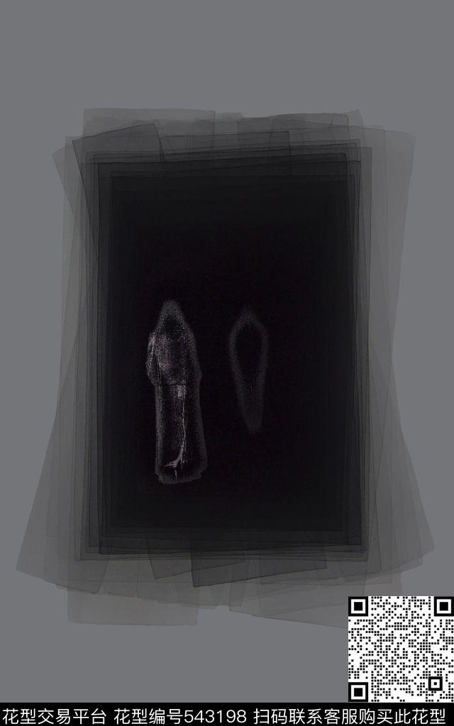 T恤定位图案暗黑鬼魅原创时尚流行传统印花华亿平台下载（图片编号: 543198） - 瓦栏（Walan）