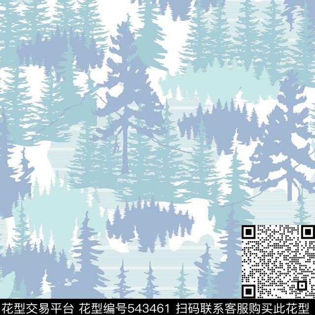 松竹叶子服装传统印花华亿平台下载（图片编号: 543461） - 瓦栏（Walan）