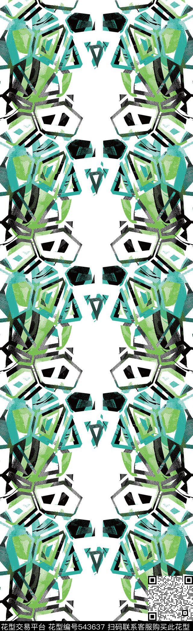 动物精灵植物传统印花华亿平台下载（图片编号: 543637） - 瓦栏（Walan）