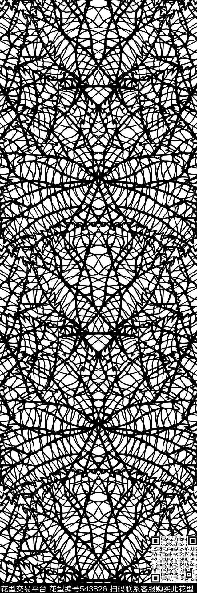 几何传统印花华亿平台下载（图片编号: 543826） - 瓦栏（Walan）