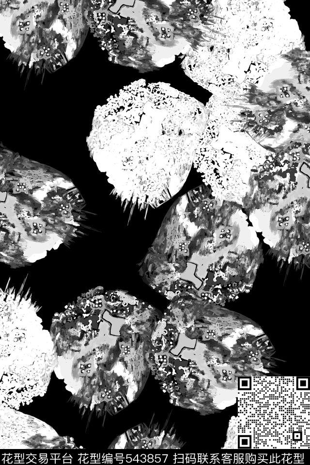 原创手绘维多利亚风格大气数码印花华亿平台下载（图片编号: 543857） - 瓦栏（Walan）