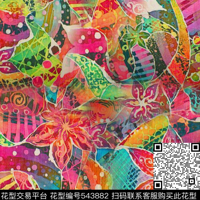 designtextilesprinting数码印花华亿平台下载（图片编号: 543882） - 瓦栏（Walan）