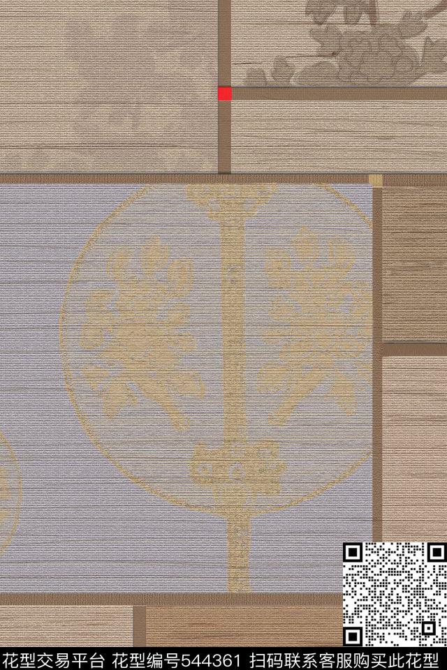 复古中国风潮流传统印花华亿平台下载（图片编号: 544361） - 瓦栏（Walan）