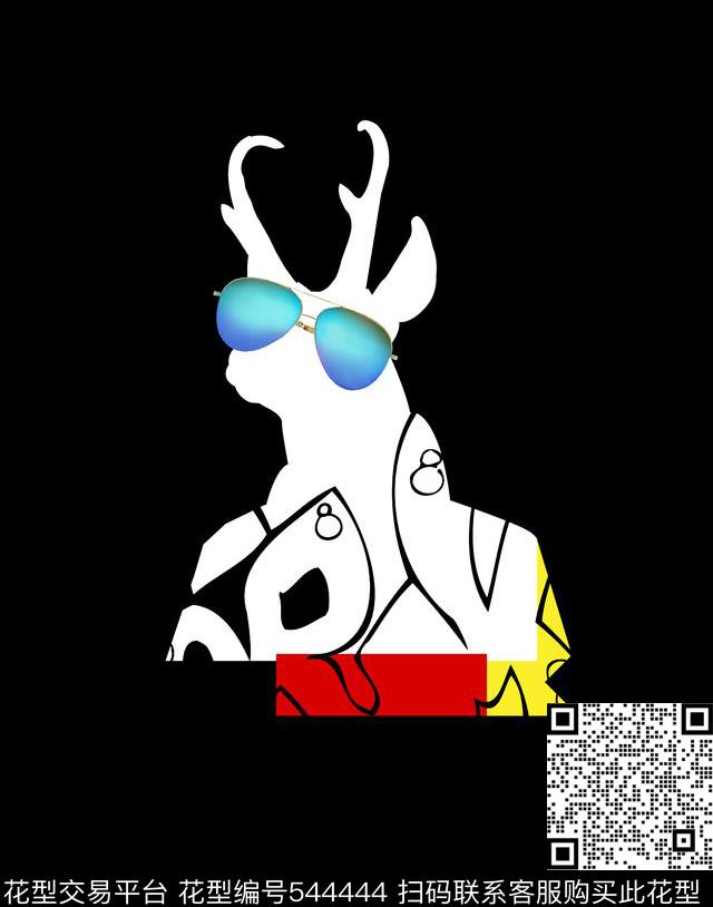 趣味男装图案卡通男装图案潮流男装T恤数码印花华亿平台下载（图片编号: 544444） - 瓦栏（Walan）