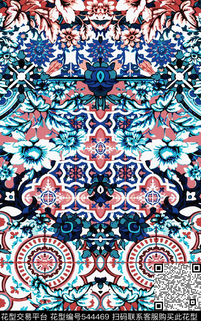 民族风情0分色区波西米亚风传统印花华亿平台下载（图片编号: 544469） - 瓦栏（Walan）