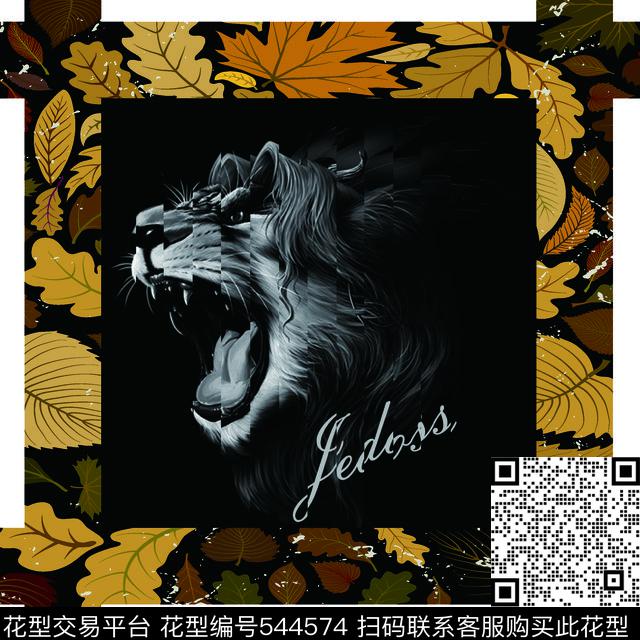 欧美黑色印花数码印花华亿平台下载（图片编号: 544574） - 瓦栏（Walan）