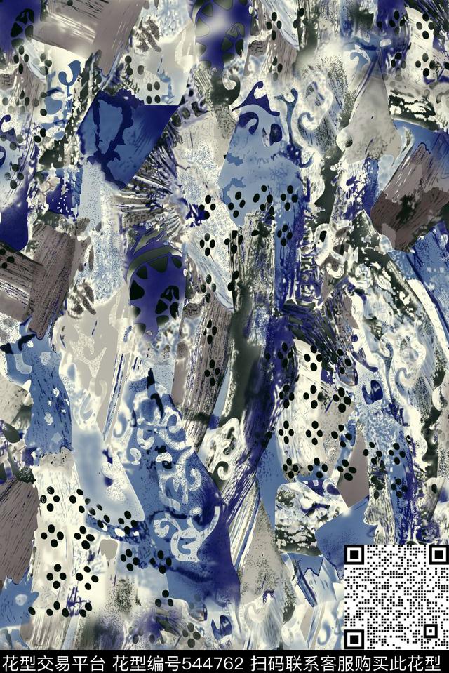 花卉小碎花花纹传统印花华亿平台下载（图片编号: 544762） - 瓦栏（Walan）
