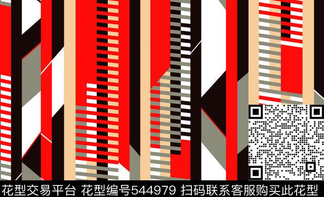 几何方块三角传统印花华亿平台下载（图片编号: 544979） - 瓦栏（Walan）