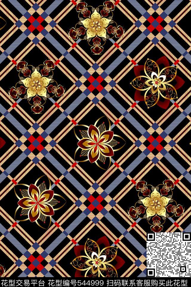 大牌宫廷风黄金数码印花华亿平台下载（图片编号: 544999） - 瓦栏（Walan）