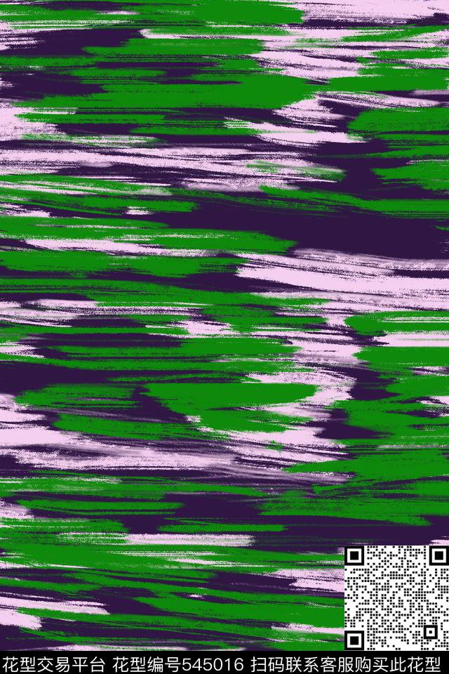 抽象男装笔触纹理传统印花华亿平台下载（图片编号: 545016） - 瓦栏（Walan）