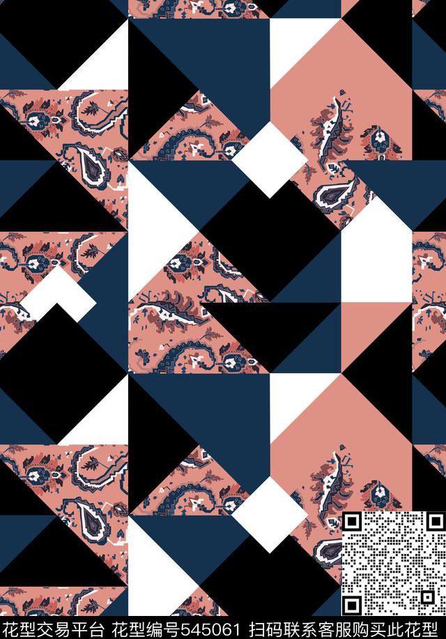 大牌时尚华亿平台传统印花华亿平台下载（图片编号: 545061） - 瓦栏（Walan）