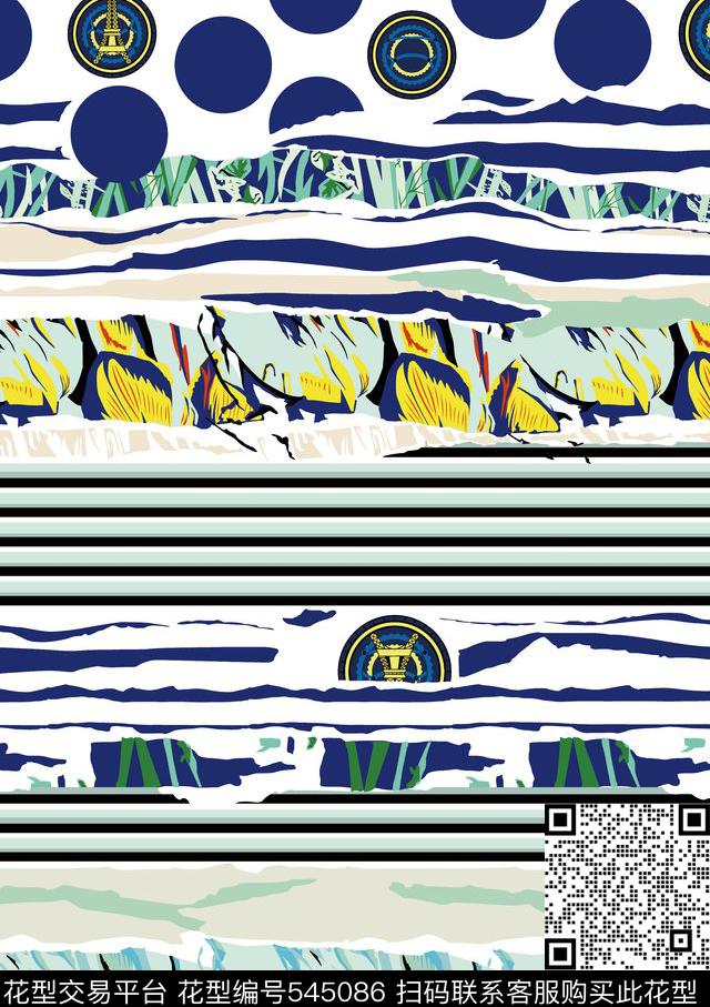 彩花复古花传统印花华亿平台下载（图片编号: 545086） - 瓦栏（Walan）