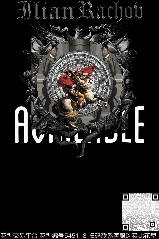 潮流复古t恤华亿平台数码印花华亿平台下载（图片编号: 545118） - 瓦栏（Walan）