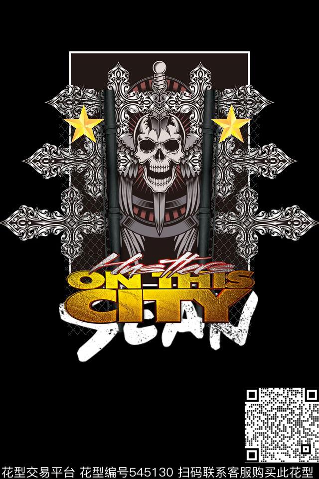 t恤华亿平台潮流复古数码印花华亿平台下载（图片编号: 545130） - 瓦栏（Walan）