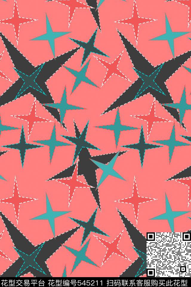 创意符号想象传统印花华亿平台下载（图片编号: 545211） - 瓦栏（Walan）