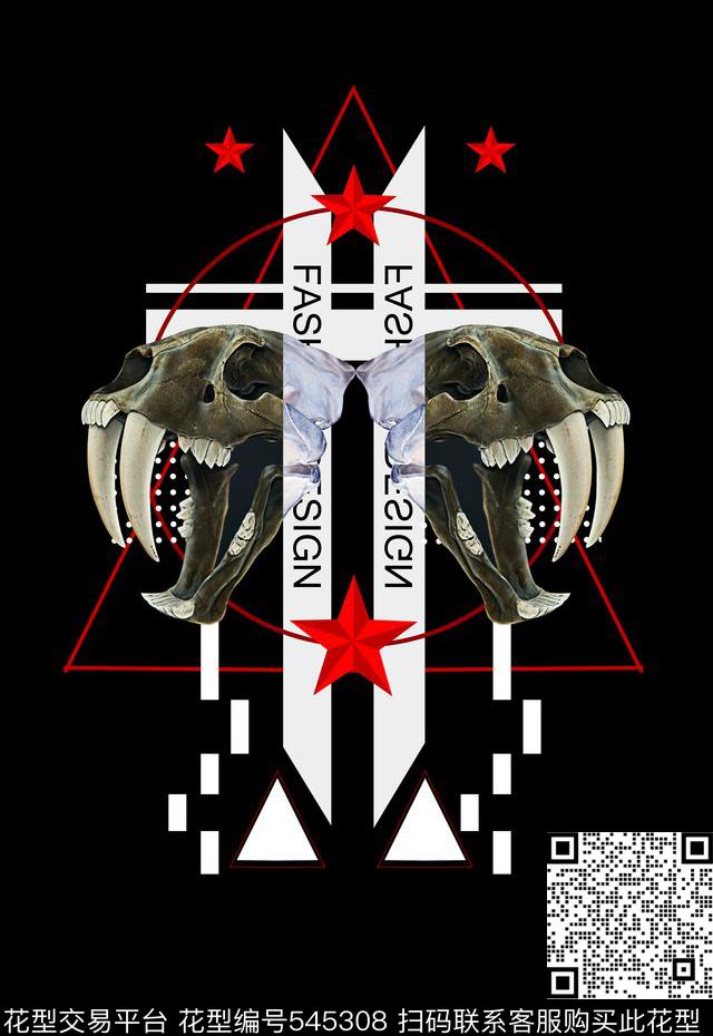 潮流时尚创意个性定位男装传统印花华亿平台下载（图片编号: 545308） - 瓦栏（Walan）