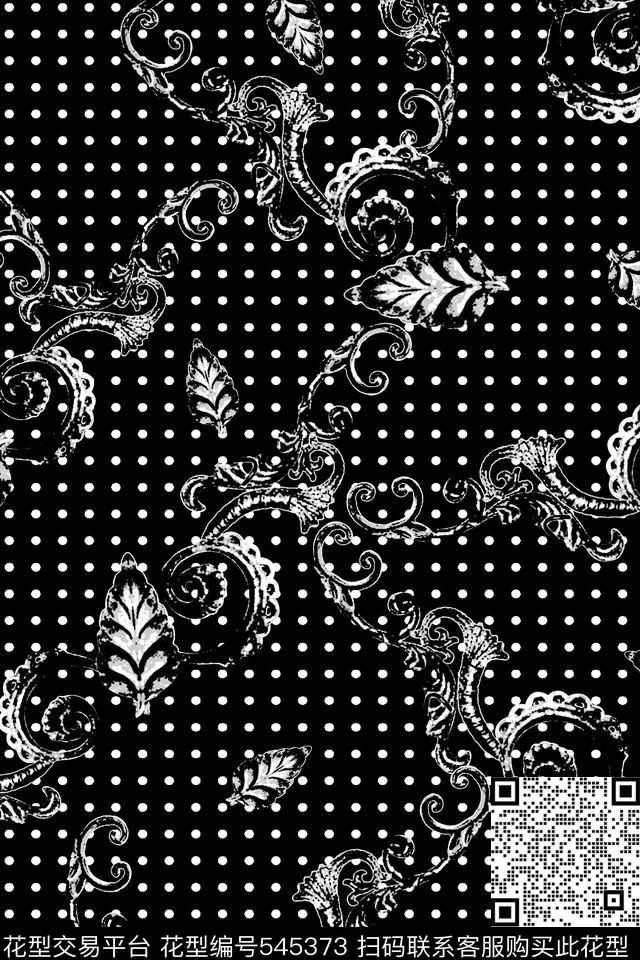 时尚欧式金属几何波点卫衣衬衫男装圆点大牌M【欧式】数码印花华亿平台下载（图片编号: 545373） - 瓦栏（Walan）