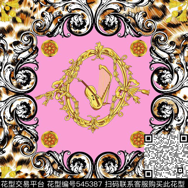 豹纹大牌典雅传统印花华亿平台下载（图片编号: 545387） - 瓦栏（Walan）