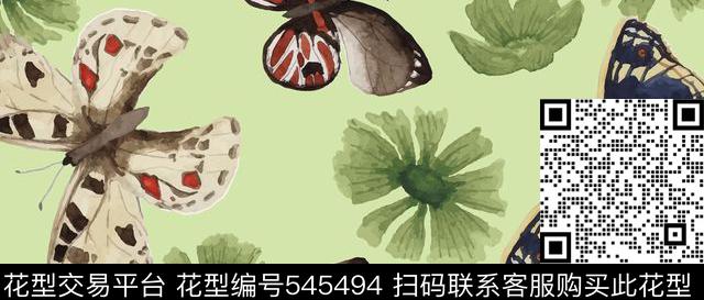 潮流时尚大牌花卉女装数码印花华亿平台下载（图片编号: 545494） - 瓦栏（Walan）