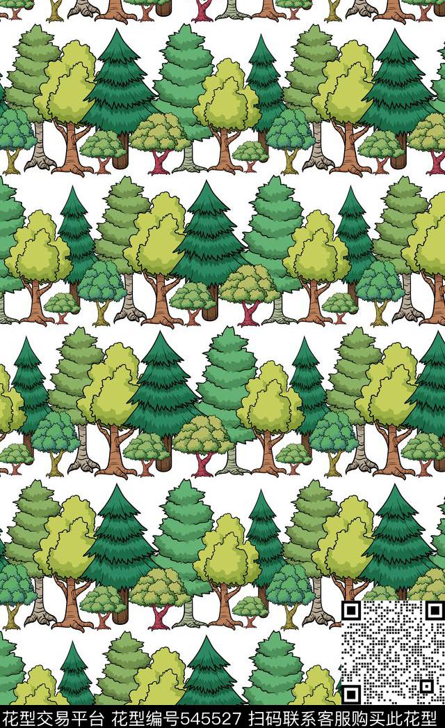 插画衬衣儿童传统印花华亿平台下载（图片编号: 545527） - 瓦栏（Walan）