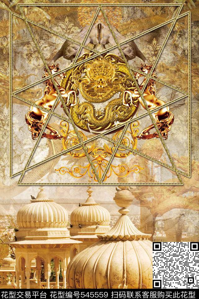 潮流男装马龙数码印花华亿平台下载（图片编号: 545559） - 瓦栏（Walan）