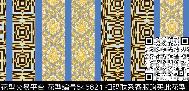 潮流时尚大牌女装墙纸传统印花华亿平台下载（图片编号: 545624） - 瓦栏（Walan）