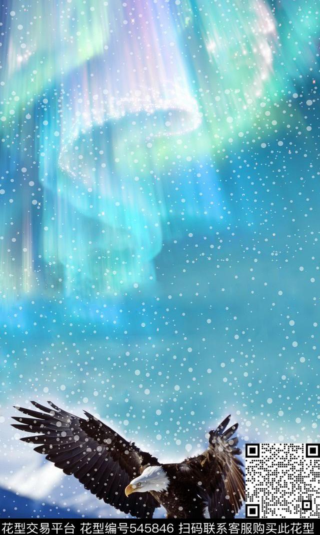 抽象动物数码印花华亿平台下载（图片编号: 545846） - 瓦栏（Walan）