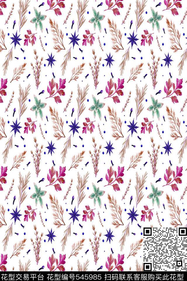 时尚花卉可爱传统印花华亿平台下载（图片编号: 545985） - 瓦栏（Walan）