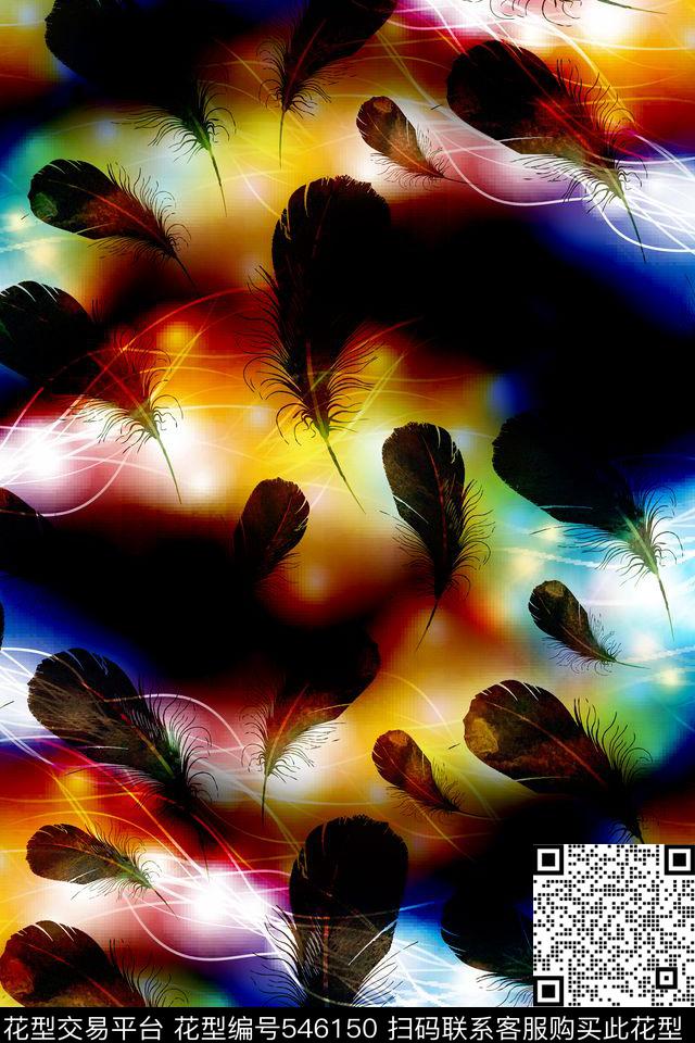 炫彩大牌衬衫数码印花华亿平台下载（图片编号: 546150） - 瓦栏（Walan）