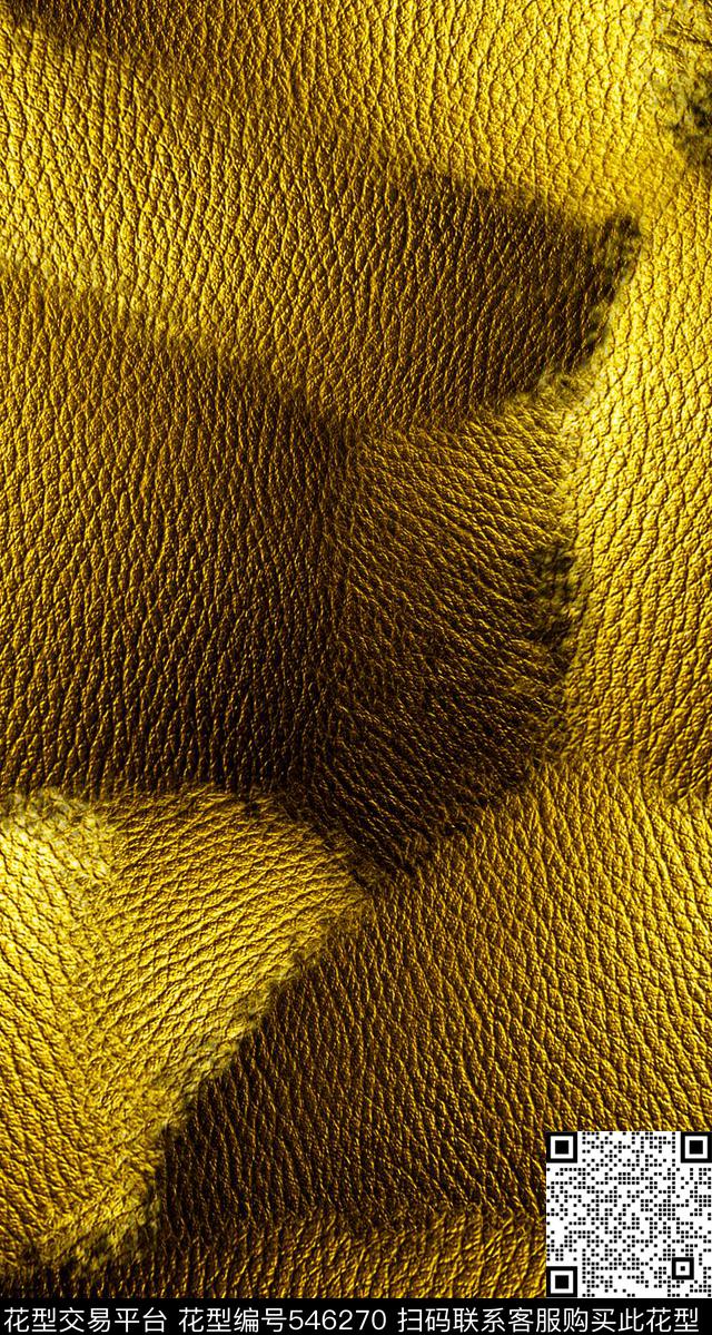 漆皮金色仿皮质感数码印花华亿平台下载（图片编号: 546270） - 瓦栏（Walan）