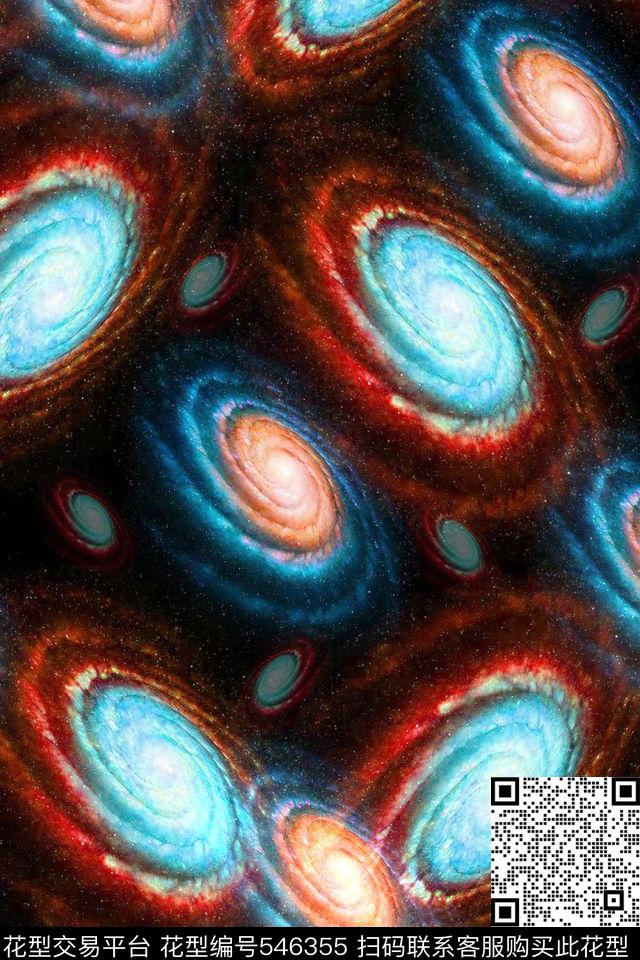 创意服装面料创意图案设计抽象数码印花华亿平台下载（图片编号: 546355） - 瓦栏（Walan）