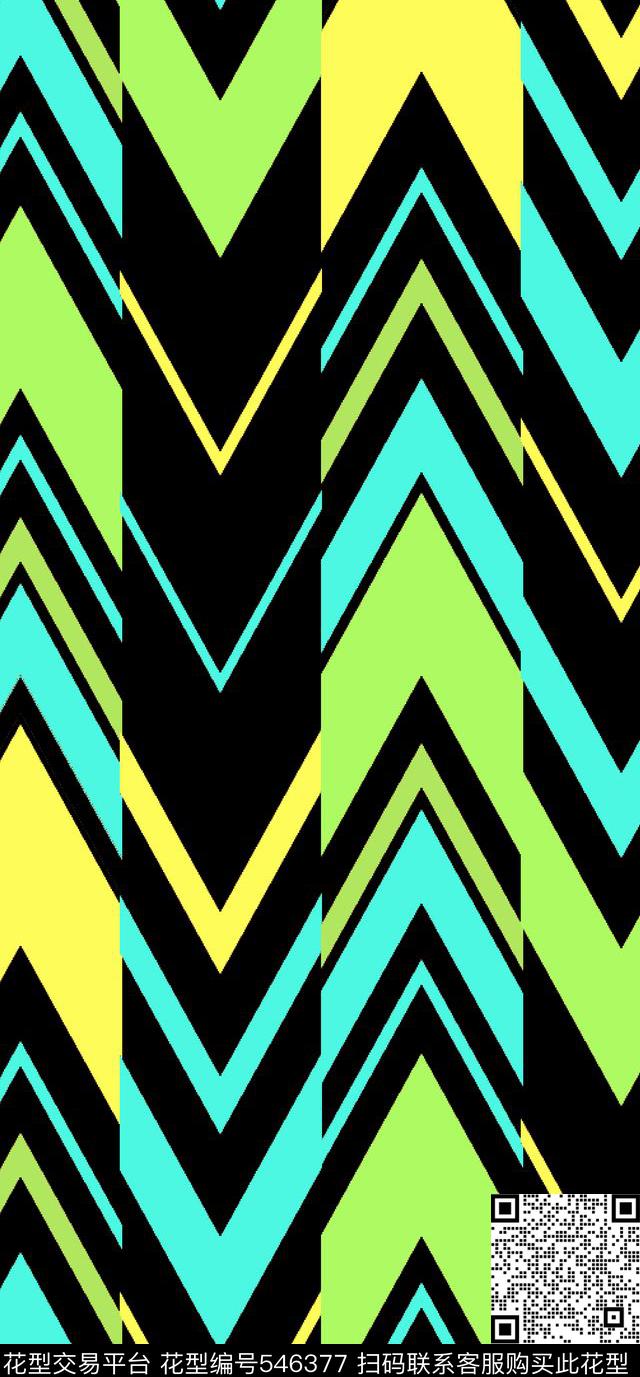 几何波纹其他传统印花华亿平台下载（图片编号: 546377） - 瓦栏（Walan）