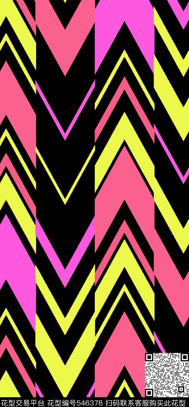 几何波纹其他传统印花华亿平台下载（图片编号: 546378） - 瓦栏（Walan）