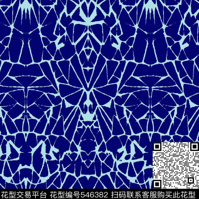 扎染蜘蛛网几何传统印花华亿平台下载（图片编号: 546382） - 瓦栏（Walan）