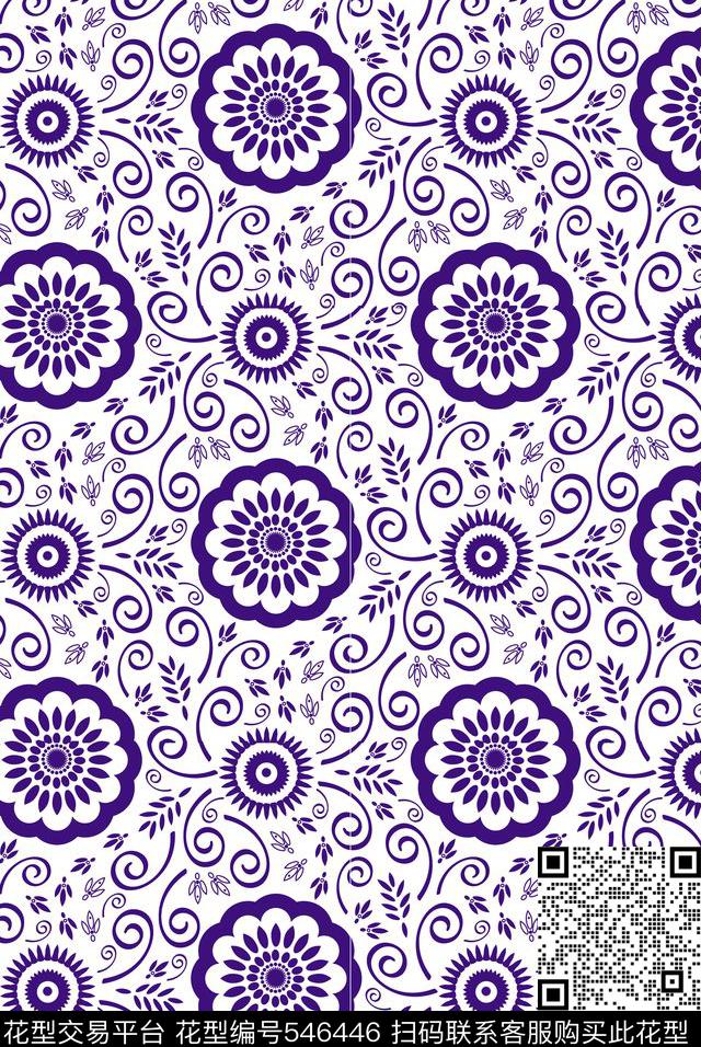 满印底纹流行底纹创意底纹传统印花华亿平台下载（图片编号: 546446） - 瓦栏（Walan）