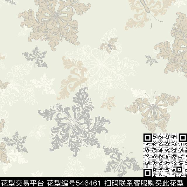 满印底纹底纹碎花传统印花华亿平台下载（图片编号: 546461） - 瓦栏（Walan）