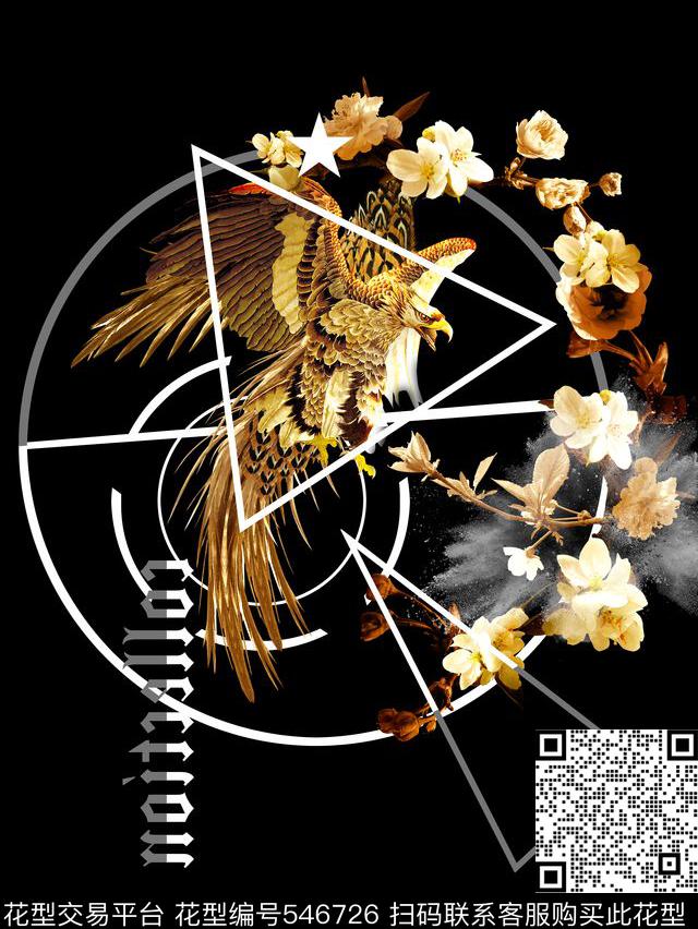 T恤潮牌大牌数码印花华亿平台下载（图片编号: 546726） - 瓦栏（Walan）