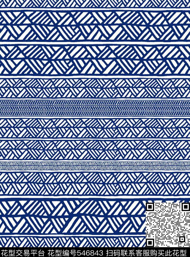 中国风民族风几何传统印花华亿平台下载（图片编号: 546843） - 瓦栏（Walan）