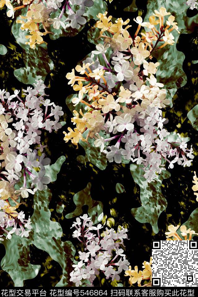 中国风原创摄影抽象动感数码印花华亿平台下载（图片编号: 546864） - 瓦栏（Walan）